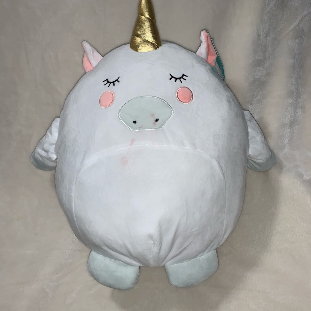 Unicorn plush squishy pillow